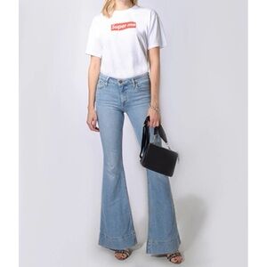Light Blue High-Rise Flared Women’s Jeans
